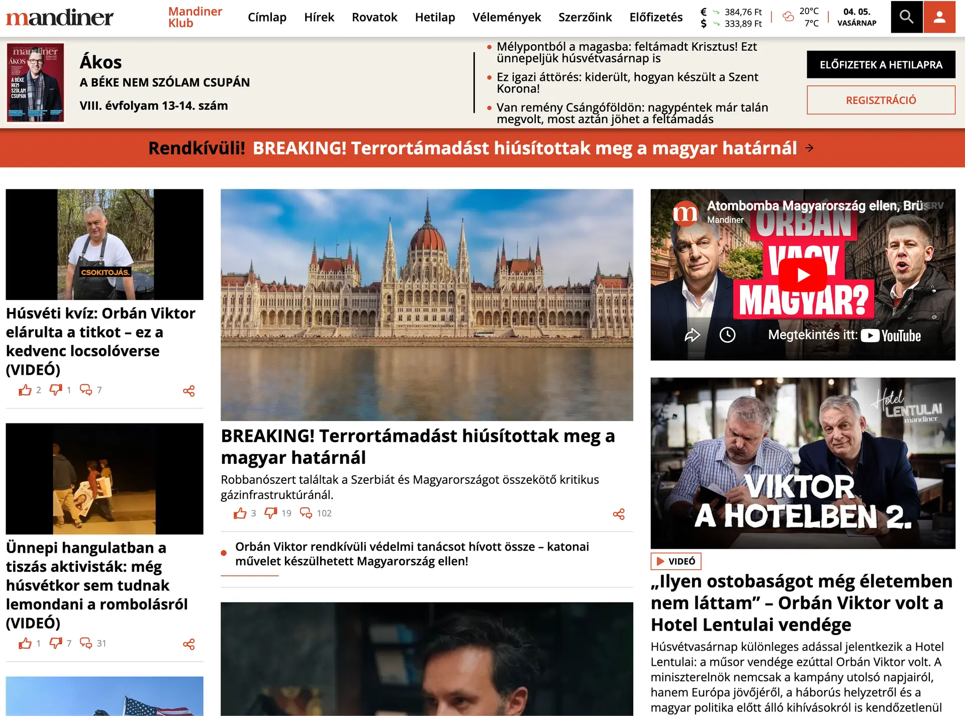Bréking? Orbán Viktor maga a Bré King. thumbnail