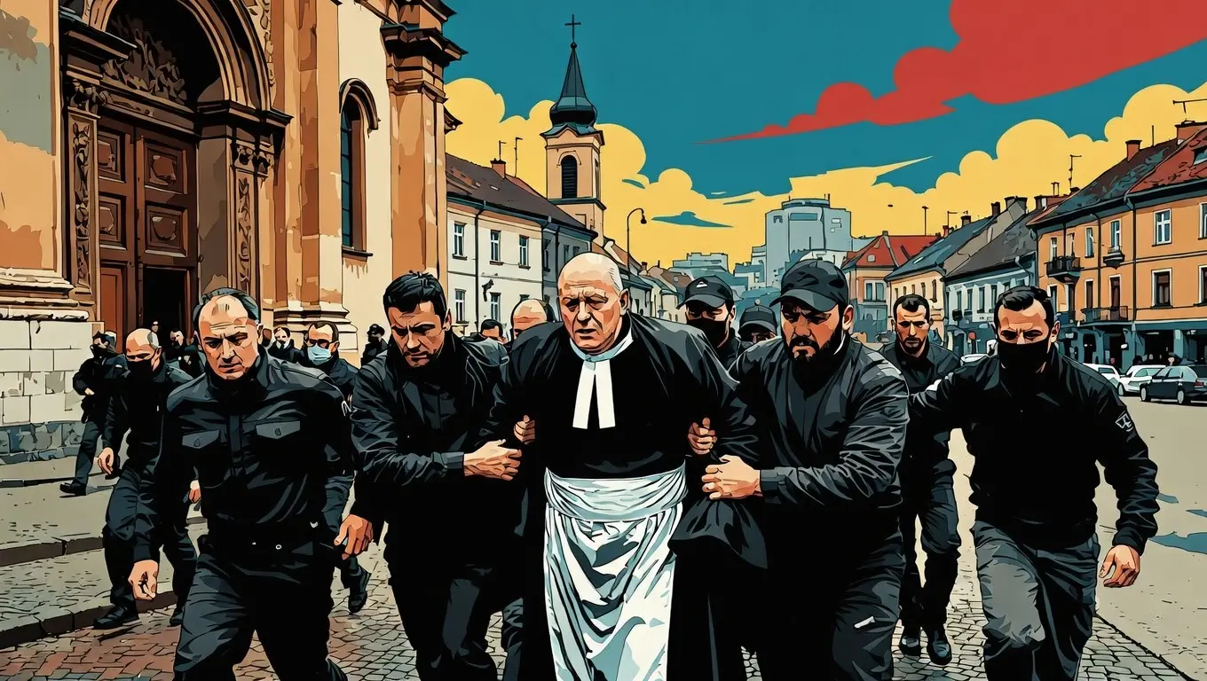 Vészhelyzet Váradon! Ismét jönnek kilakoltatni a premontrei apátot! thumbnail
