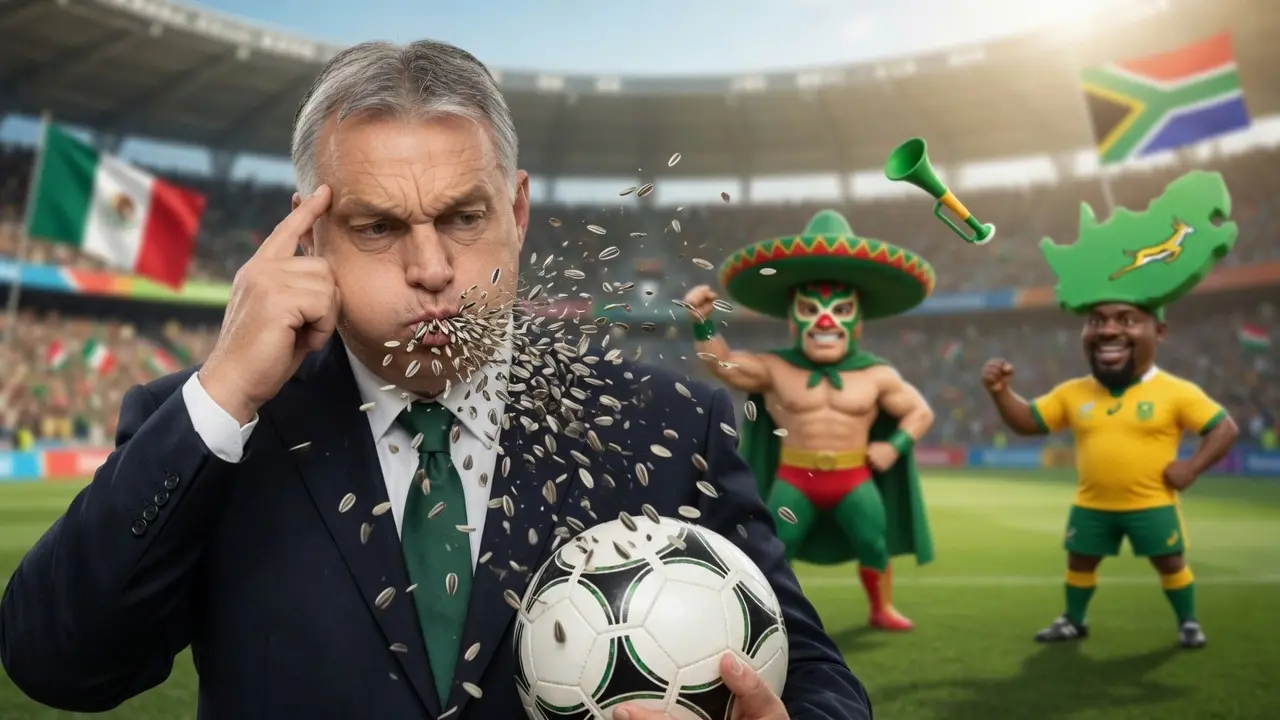 Orbán közvetít a foci vébéről. Természetesen tényszerűen. (Paródia) thumbnail