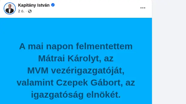 Tégláról téglára túl lassú lesz: végre felmentették az MVM két vezetőjét thumbnail