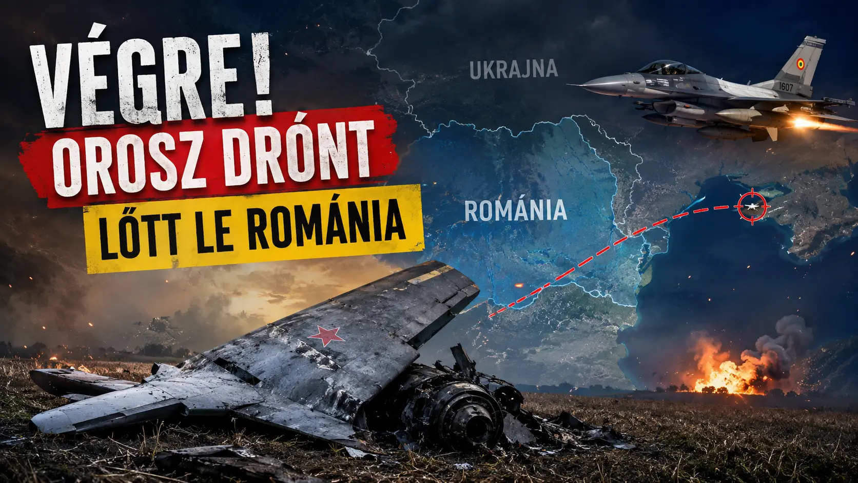 Végre! Orosz drónt lőtt le Románia thumbnail