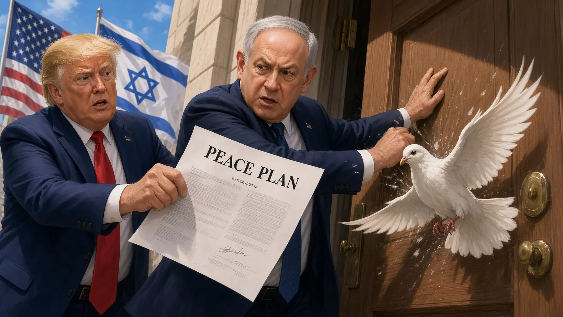 Trump közel-keleti béketervére Netanjahu csapta rá az ajtót thumbnail