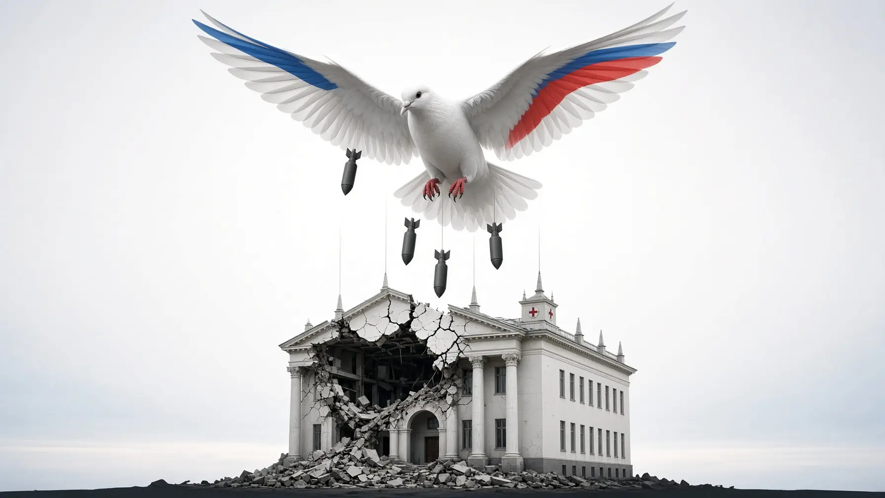 Ismét gyerekkórházat bombázott a békeszerető Oroszország thumbnail