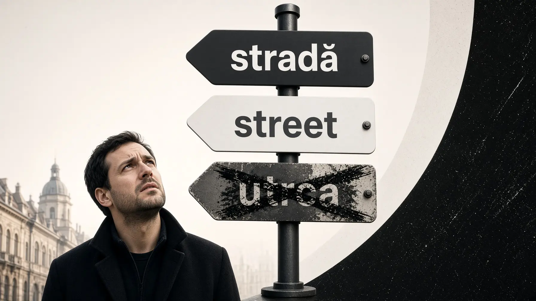 Nagyvárad: kilopták a magyar nyelvet a háromnyelvű utcatáblákból thumbnail