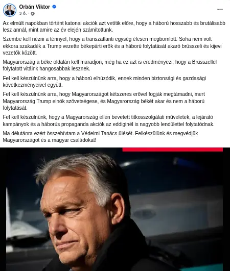 Hadüzenet belső használatra – Orbán Viktor és a béke lánctalpasai thumbnail