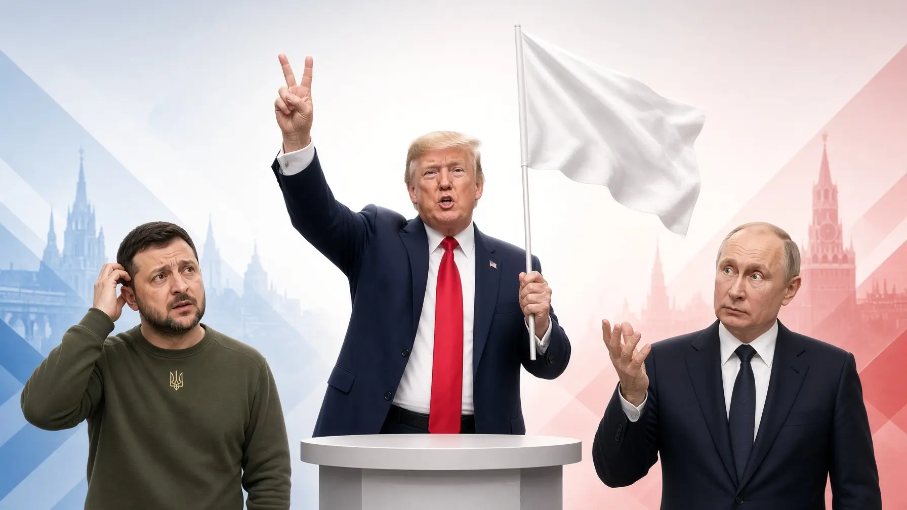 Trump bejelentette a tűzszünetet, amelyről Kijev és Moszkva sem tudott thumbnail