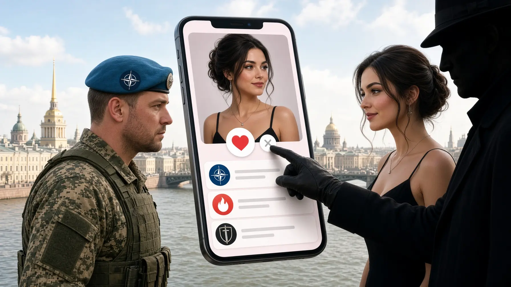Tinder, NATO, Szentpétervár: az FSZB is bekapcsolódott a a románcba thumbnail