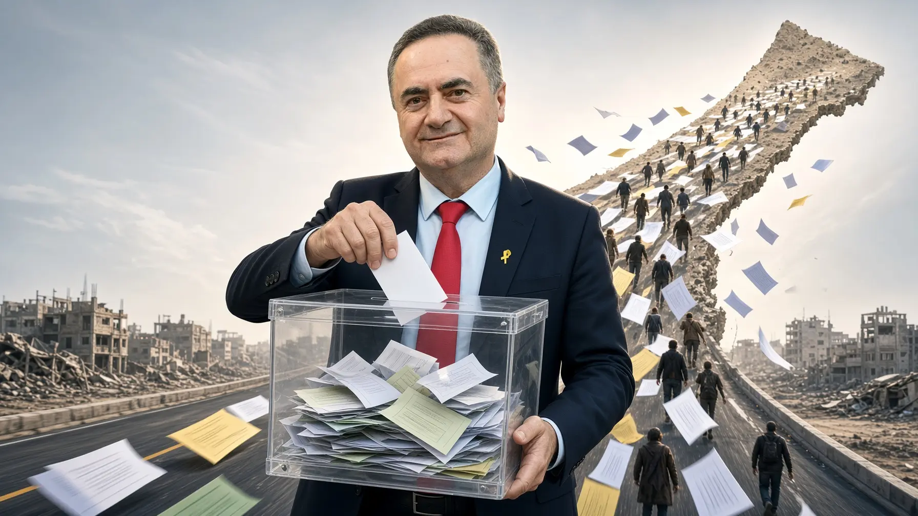 Kampány Izraelben: Katz már Gáza kiürítésével gyűjti a szavazatokat thumbnail