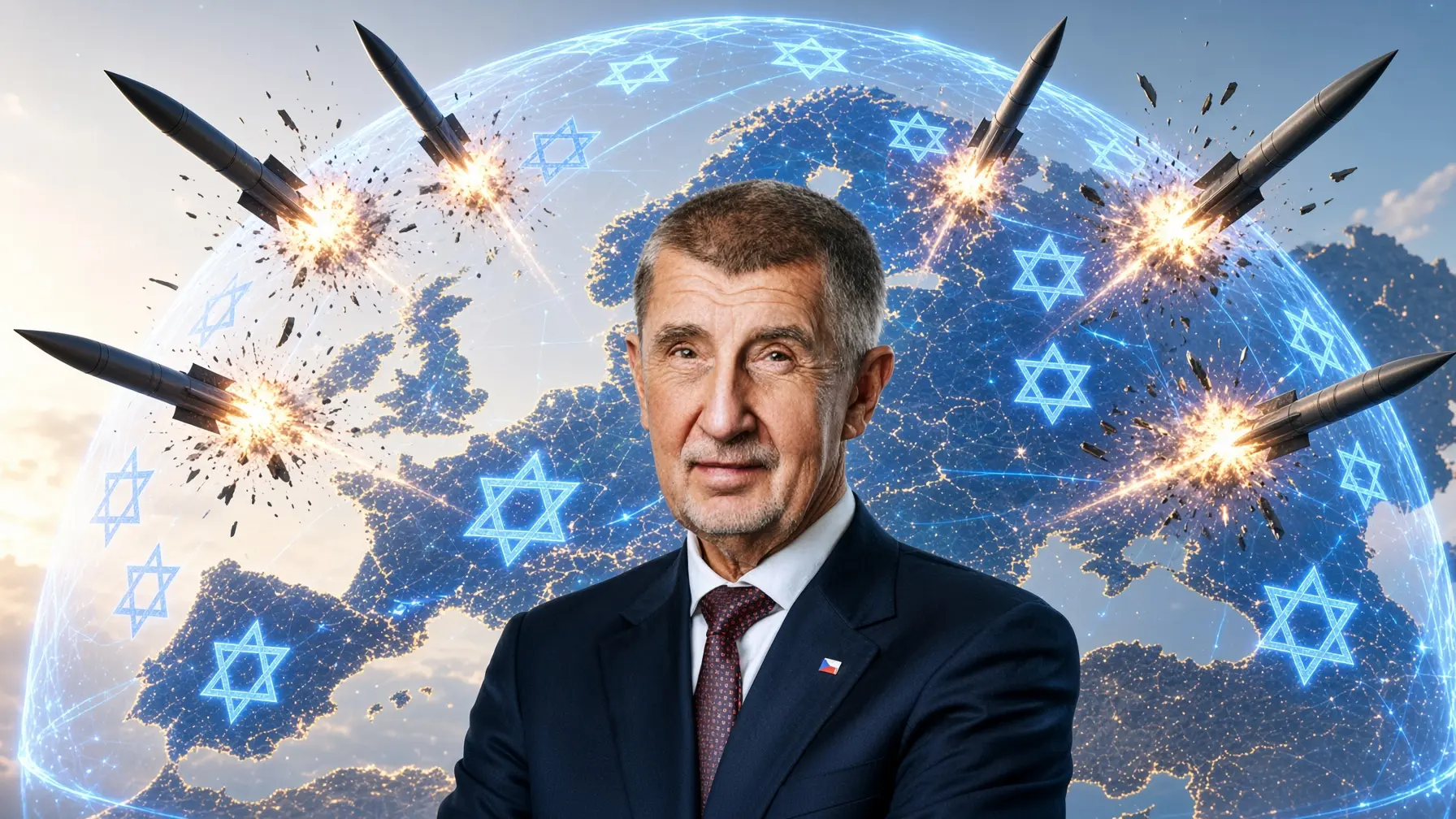 Izraeli minta: Babiš európai rakétavédelmi rendszer létrehozását javasolja thumbnail