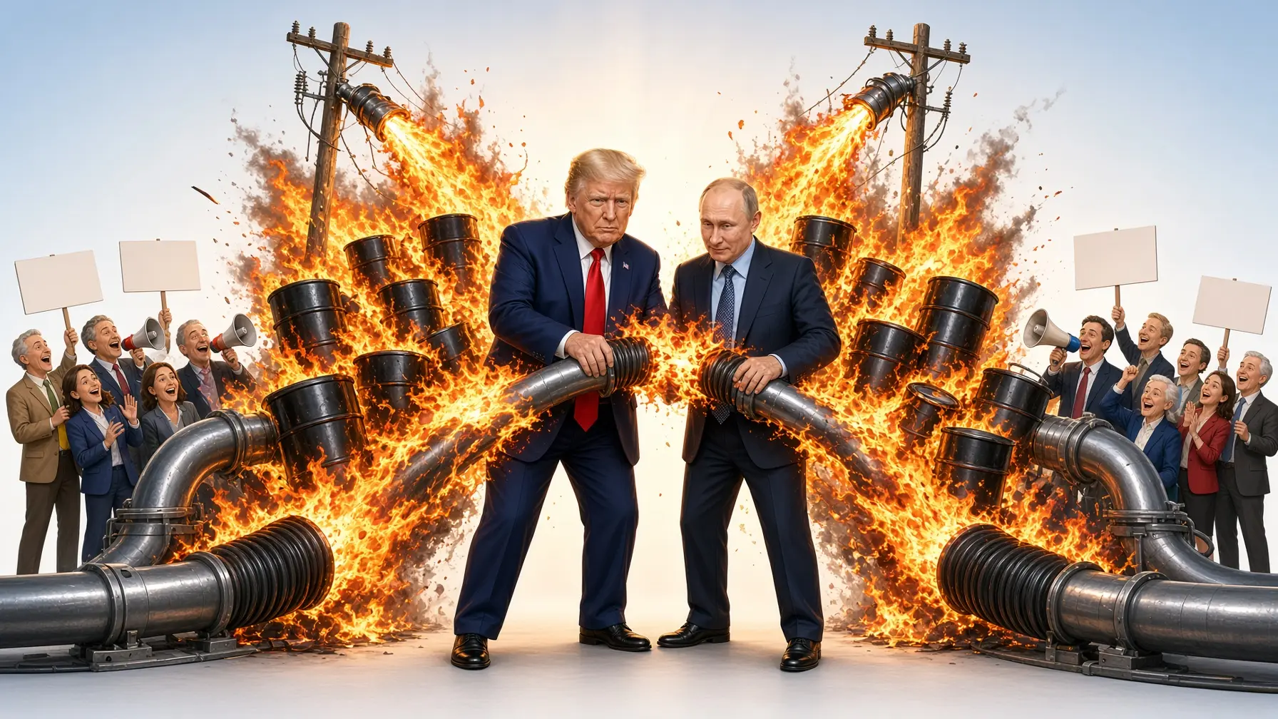 Putyin és Trump felgyújtja az energiapiacot, Európa putyinistái pedig a tűznek kampányolnak thumbnail