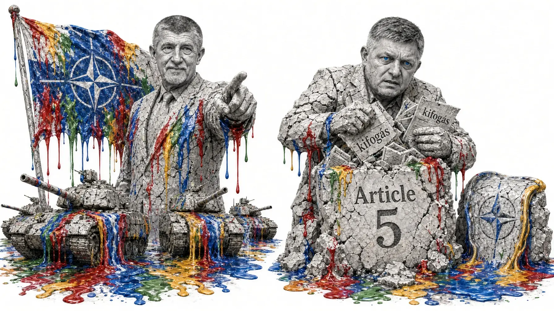 NATO ötödik cikk: Babiš két dandárt küld, Fico kifogást keres