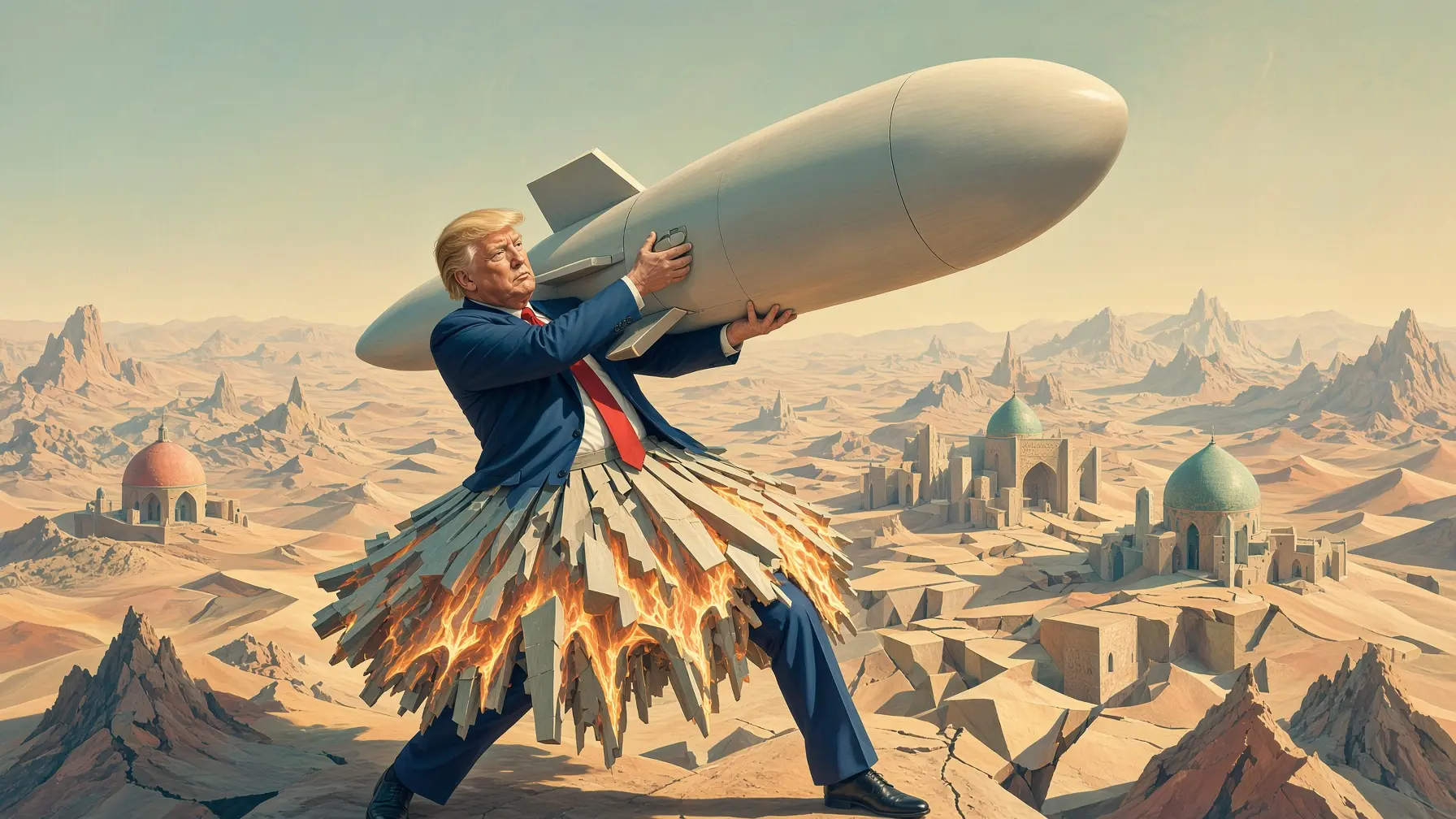 Trump már a „bombák anyját” is bevetné Irán ellen