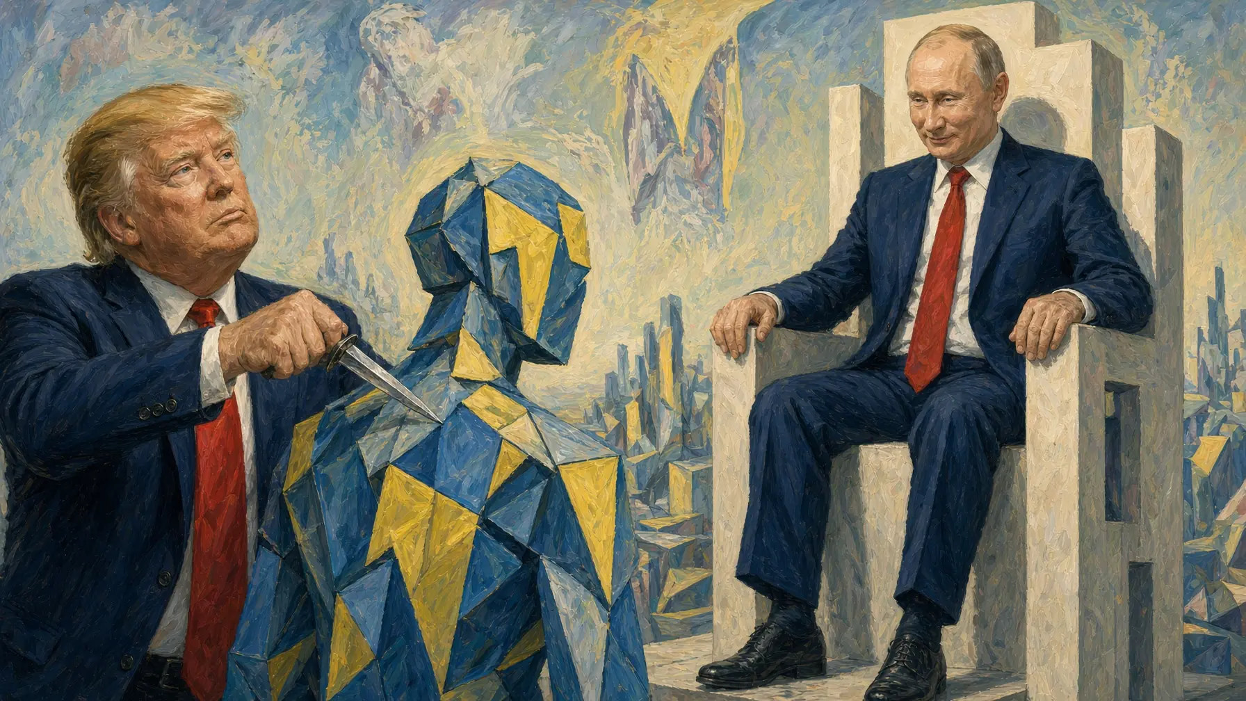 Trump stabs Ukraine in the back, then seeks Putin's approval