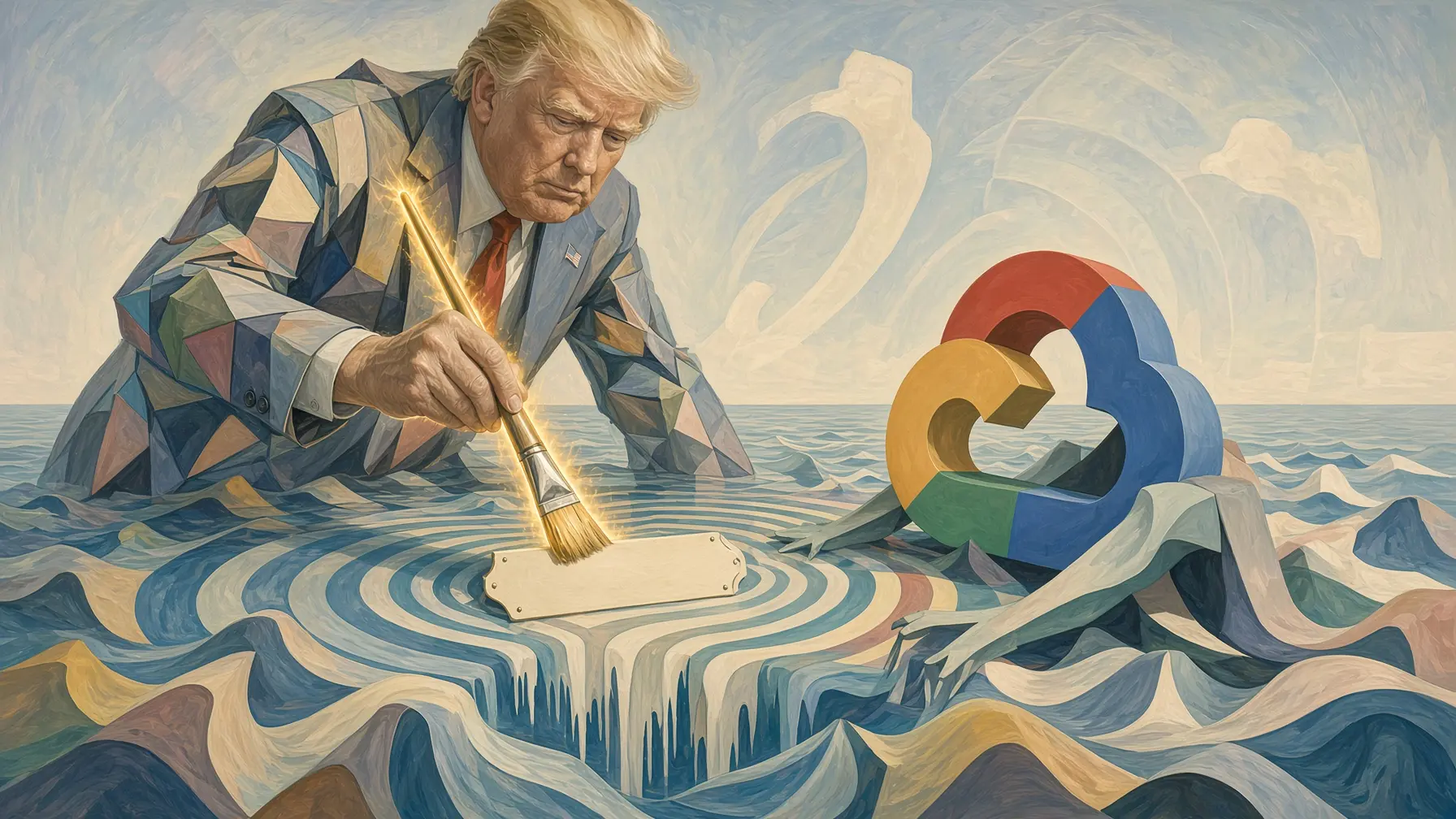 Trump átnevezné az Atlanti-óceánt, a Google ellenáll